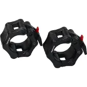 Tunturi Olympic Lock Jaw Collars - Halterstangsluiters - Paar - Zwart