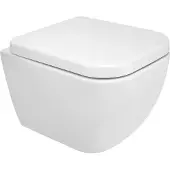 Wiesbaden Vesta junior wandcloset rimless verkort met Vesta Junior toiletzitting softclose en quick release glans wit