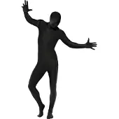 Smiffy Second skin suit zwart