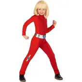 Vegaoo - Rood spion kostuum voor meisjes