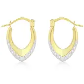 Lucardi Oorbellen 'Klassisch' goud / zilver