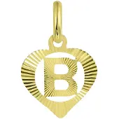 Lucardi Hangers 'Buchstabe' goud