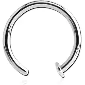 Lucardi Stalen neuspiercing ring