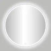 Best design Badkamerspiegel Venetie White LED Verlichting 60x60 cm Rond Mat Wit