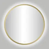 Best design Nancy ronde spiegel mat goud incl. LED-verlichting Ø 100 cm