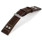 Claudio Calli Horlogeband I365 Pilots Bruin 24x22mm