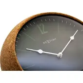 Nextime Ne-3509Gn Wandklok Cork Ø 30 Cm Groen
