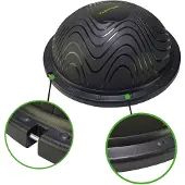 Tunturi Balanstrainer pro met handvatten - Balanskussen met resistance band set - Balansbal incl. meegeleverde voetpomp - Incl. gratis fitness app