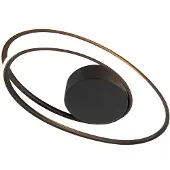 QAZQA Design plafondlamp zwart incl. LED 3 staps dimbaar - Rowan