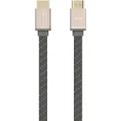 Allocacoc HDMIcable Flat Gold 1.5m cable