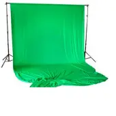 Bresser BR-D23 Support 240X300cm + Achtergronddoek 250x300cm chromakey groen
