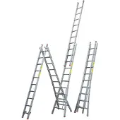 Kippers Rijssen Reformladder SuperPRO geanodiseerd uitgebogen bomen - 2x14 - 1250400214