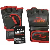 Legend Sports Bokszak / MMA Handschoenen Heren/Dames Zwart-Rood PU