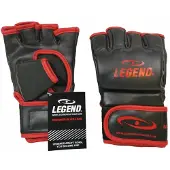 Legend Sports Bokszak / MMA Handschoenen Heren/Dames Zwart-Rood PU