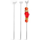 Sagaform Vleespen BBQ - Zilver