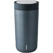 Stelton Thermosbeker To Go Click Steel 0,4L Dark Blue Metallic