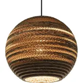 Graypants Scraplight Moon Hanglamp Natural | Moon 10 (Ø 26 cm)