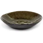 Serax Saladeschaal Pure Tableware By Pascale Naessens Black Grey 23,5 x 4,5 cm