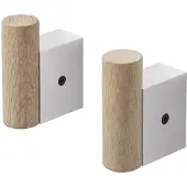 Muuto Attach Coat Hook Lot de 2 Aluminium