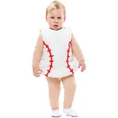 Vegaoo - Honkbal vermomming voor baby's - 6 - 9 maanden (67-69 cm)