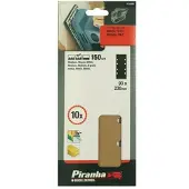 Piranha schuurstrookset K150 10 stuks X31090-XJ