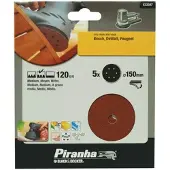 Piranha schuurschijf K120 150 mm 5 stuks X32347-XJ