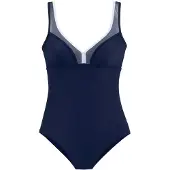 LASCANA Badpak navy / wit