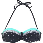 LASCANA Bikinitop 'Monroe' blauw / turquoise