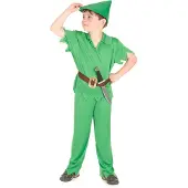 Vegaoo - Lichtgroen Robin hood pak voor jongens