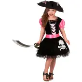 Vegaoo Girly piraten outfit voor meisjes