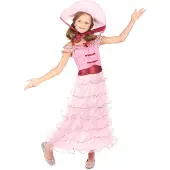 Vegaoo Roze Scarlett O'Hara outfit voor meisjes