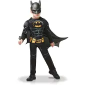 Batman Rubie's Batman Verkleedkostuum Jongens Zwart Maat 116