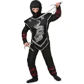 Vegaoo Zwart ninja kostuum voor jongens