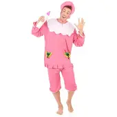 Vegaoo Roze babykostuum voor heren