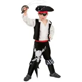 Vegaoo Woeste piraten outfit voor jongens