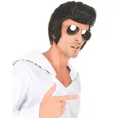 Vegaoo Rockstar pruik voor mannen