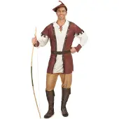 Vegaoo Bruin Robin Hood kostuum voor mannen