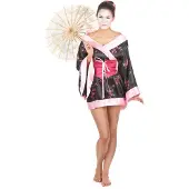 Vegaoo Kort geisha kostuum voor dames