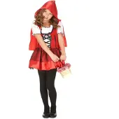 Vegaoo Schattige Roodkapje outfit voor meisjes