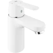 Plieger Wastafelkraan Grohe Get EcoJoy S-size met Push Open Wit