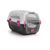 Beeztees reismand Rhino Grijs/Roze