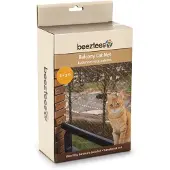 Beeztees Kattennet - Kattengaas voor balkon - Eenvoudig te bevestigen - Transparant - 8x3 m
