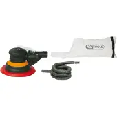 Ks Tools 515.3061 Fijne slijpmachine met perslucht-excentrische schuurmachine met stofafzuiging