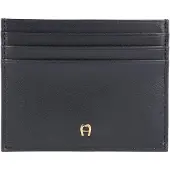 Etienne aigner Daily Basic Creditcardtasje Leer 10 cm zwart