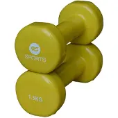 Rs Sports Vinyl dumbells 2 x 1.5 kg