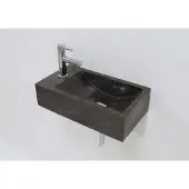 Lambini Designs Recto links natuursteen fonteinset met Chroom kraan en toebehoren