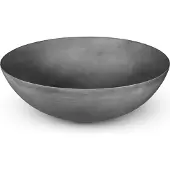 Looox Ceramic raw waskom - 40cm - rond - dark grey WWK40DG