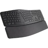 Logitech Ergo K860 toetsenbord RF-draadloos + Bluetooth QWERTY Scandinavisch Grafiet