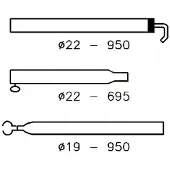 Campking Dakstang 170-250 cm, 22mm staal