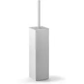 Zack Carvo Toiletborstelhouder - gesloten - staand - geborsteld RVS 40489